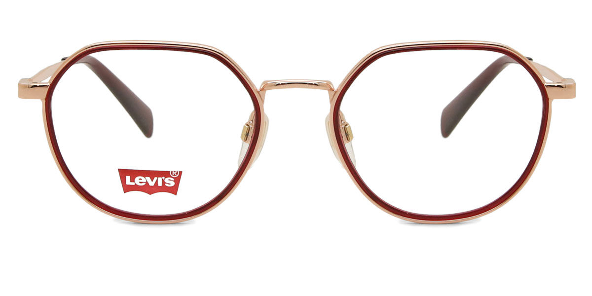 Yk9 Levi's LV 1069 YK9 Ovaali Burgundy/Copper Gold silmälasit ...